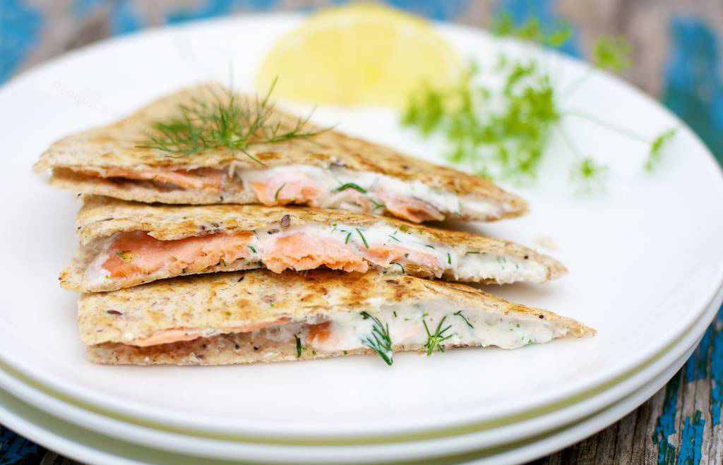 Salmon Quesadillas