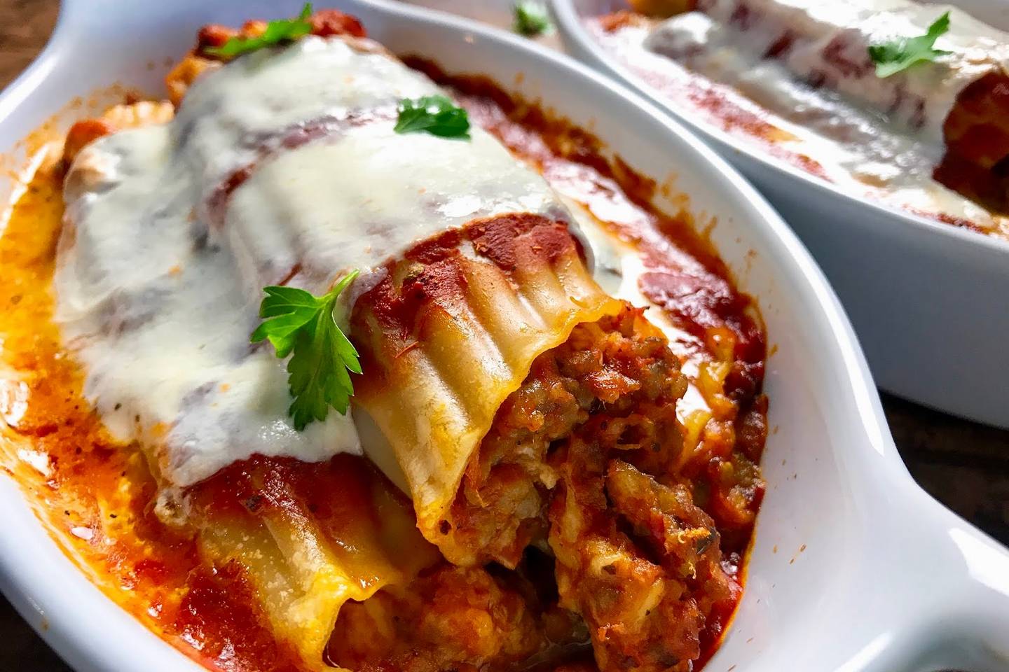 Sausage Manicotti