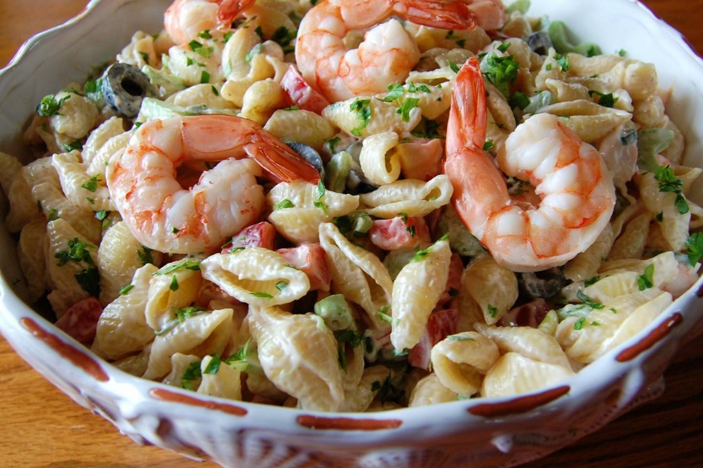 Chilled Shrimp Pasta Salad