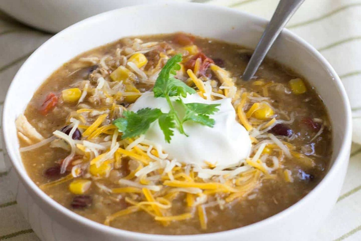 Creamy and Spicy Mexican Chicken Soup